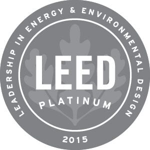 Leed 2015 Platinum Badge