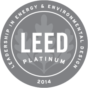 Leed 2014 Platinum Badge